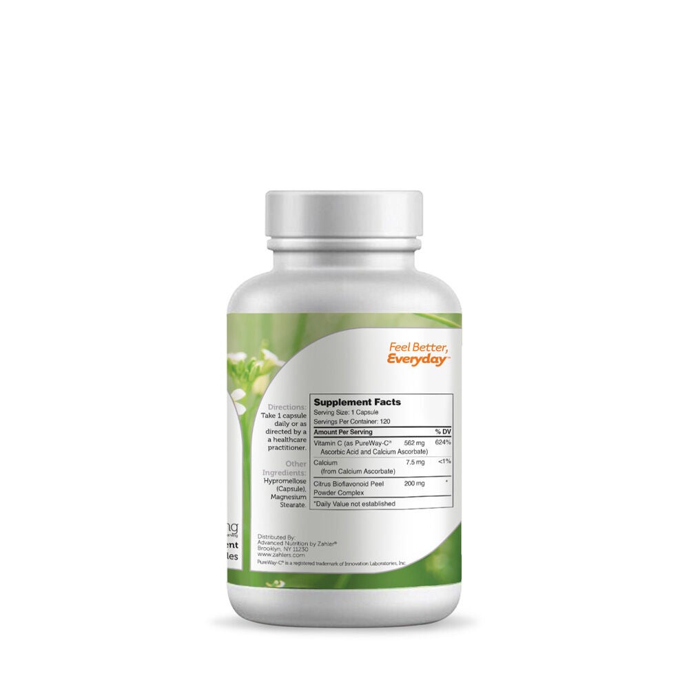 Pure Way-C&reg; Vitamin C and Bioflavonoids 500+ mg - 120 Tablets (120 Servings)